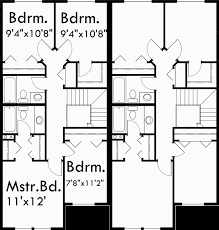 Four bedroom house plans offer homeowners one thing above all else: Two Story Duplex House Plans 4 Bedroom Duplex Plans Duplex Plan
