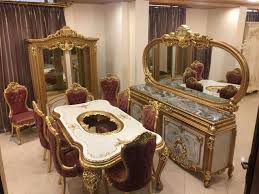 فكره للاثاث المودرن الكلاسيك classic dining room اوضة سفرة سفرة طعام ترابيزة سف classic dining room dining table marble marble dining