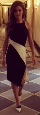 Who Made Cheryl Cole S Black And White Dress Cheryl Cole Style Cheryl Cole Black N White Dress