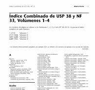 Indice Combinado Usp 38 | PDF | Hogar, jardinería y bricolaje