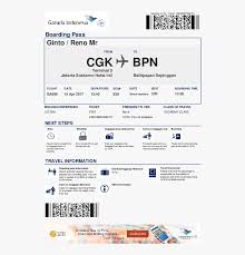 Please note that the number of free sms messages in indonesia may be limited. Boarding Pass Online Garuda Indonesia Hd Png Download Kindpng