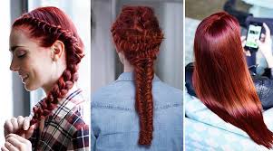 Color de cabello castaño caoba tiene toques de rojo que brillan a la luz del sol. Tonos De Coloracion Rojos Cabello De Pardo Rojizo Claro Y Oscuro A Borgona Garnier