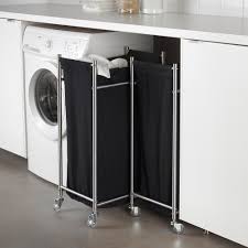Grundtal Sac A Linge Sur Roulettes Acier Inoxydable Noir Ikea Ikea Laundry Room Ikea Laundry Laundry Bin
