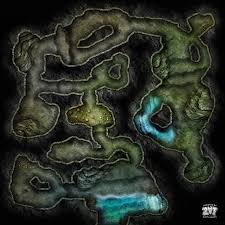 Green Dragon Lair Map Dungeon Maps Dragon S Lair Fantasy Map