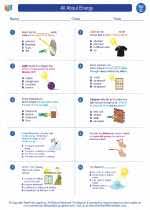 Our preschool and kindergarten science worksheets introduce concepts related to life sciences (plants, animals and our bodies), earth science (weather and the environment) and the physical sciences (forces, energy). All About Energy 3rd Grade Science Worksheets Vocabulary Sets And Answer Key