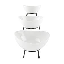 As bowl season approaches, i've found myself wondering about which bowl games are the biggest deal or most desirable. 3 Tier Serving Stand With Oval Bowls Kmart