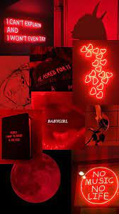 Millions of cool stickers designed by independent artists. Aesthetic Red Collage Wallpaper Red Pictures Aesthetic Collage Red