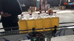 5l Automatic Edible Oil Filling Machine Capping Machine Production Line Edible Oil Cosmetics Industry Oils