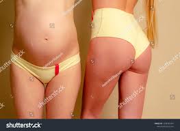 Two Girls Posing Photo Underwear Pregnant Stock Photo Edit Now 1298765431