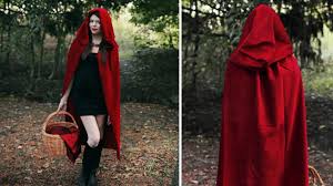 Diy Little Red Riding Hood Costume Red Riding Hood Costume Red Riding Hood Costume Diy Black Dress Halloween Costume