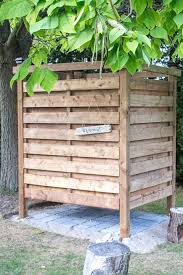 Find a suitable portable shower stall is no doubt a crucial step to take as it is the only surety that you will enjoy the exceptional privacy. 16 Diy Outdoor Shower Ideas Easy Outdoor Shower Designs