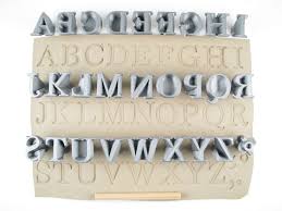 Komplettes alphabet 26 buchstaben + 13 zahlen zeichen zahl abc beton gießform gestaltung straßenname hausnummer bauherr innen / außenbereich. Marion Alphabet Uppercase 1 In Set Of Pottery Stamps For Ceramic Clay Relyef