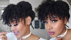 If you're up for that, then a good protective hairstyle for you should be something like this. Easy Quick Cute 3 Minute Updo Natural Hair Youtube