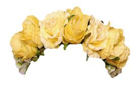 Flowercrown Tumblr Aesthetic Flower Cute Kawaii Yellow Flower Crown Transparent Background Transparent Png Download 92812 Vippng