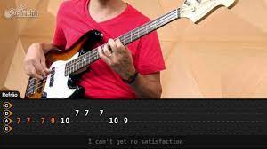 How To Play Bass Guitar To Satisfaction Rolling Stones Aula De Contrabaixo Aulas De Baixo Aprender A Tocar Guitarra