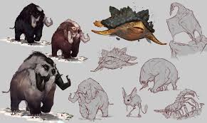 Https Www Artstation Com Artwork 4yyon Animali Fantastici Arte Di Concetto Animali