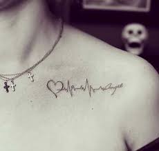 Koprucuk Kemigine Yasam Cizgisi Dovmesi Bebek Dovmeleri Ekg Tattoo Dovme