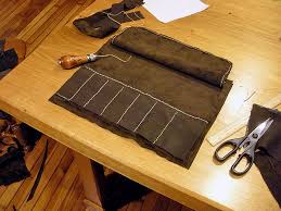 If you are like me, you end up with a lot of little hand tools cluttering up the gig bag. Make Your Own Leather Chisel Roll Finewoodworking