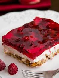 Raspberry Pretzel Jello Desserts Eat Dessert Jello Recipes