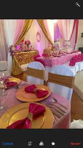 Sweet 15th Birthday Party Ideas Photo 18 Of 18 Pink And Gold Birthday Party 15th Birthday Party Ideas Baby Shower Princess