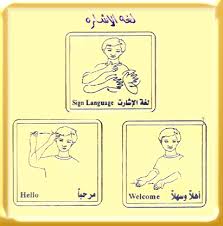 تعلم لغة الاشارة بالصور Sign Language Alphabet Sign Language Language