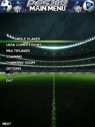 Game Pes 2012 Mobile cho dien thoai