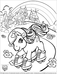 Each printable highlights a word that starts. My Little Pony Free Coloring Book Page Coloring Library