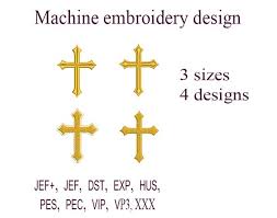 Then you are at the right place. Christian Cross Embroidery Design