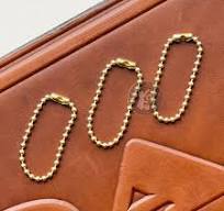 Set of (3) Three Replacement Brass Ball-chains for Vintage ...