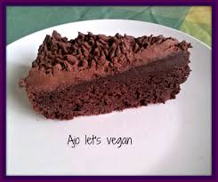 Realizzare una mousse al cioccolato senza uova e solo con e acqua? Cocoa And Courgettes Cake With Chocolate Mousse Torta Al Cacao E Zucchine Con Mousse Al Cioccolato Italian Vegan Way Of Life