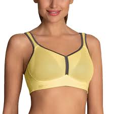 There is a wide elastic band under the bust to add extra support. Anita Active Air Control Delta Pad Sports Bra Meritta Bra
