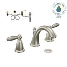 You've got plenty of options to choose from. Moen Brantford 8 In Widespread 2 Handle High Arc Bathroom Faucet Trim Kit In Chrome Valve Included T6620 9000 The Home Depot High Arc Bathroom Faucet Bathroom Faucets Moen Brantford