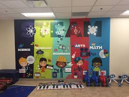 Taking care of children is a huge responsibility. Steam Wall At Everbrook Academy In Sterling Va Science And Technology Childcare Technology
