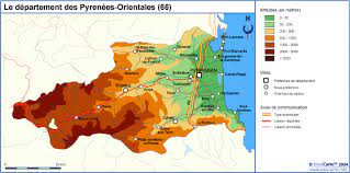 Il faut savoir que 26 départements sur les 96 de la métropole ont une façade littorale. Carte Geographique Touristique Et Plan Des Pyrenees Orientales 66 Perpignan