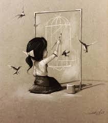Bioshock Bird Or Cage Meaning Nessuna Descrizione Della Foto Disponibile Photo Art Painting