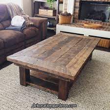 40 Creative Diy Coffee Table Ideas You Can Build Yourself Wood Coffee Table Diy Homemade Coffee Tables Diy Coffee Table