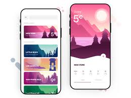 Weather App Concept App Interface Design Ios App Design Web App Design
