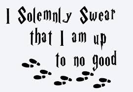 I Solemnly Swear That I Am Up To No Good Sticker Harry Potter I Solemnly Swear That I Am Up To No Good Disney Iron On Deal Vinyl Decal Decal Harry Potter Decal Harry Potter Clip Art Harry Potter Shirts