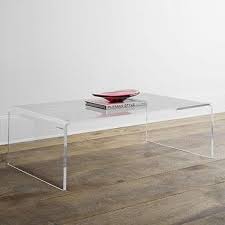 Prestige range glass effect 12mm perspex® acrylic side table. Clear Acrylic Coffee Table