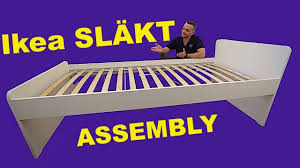 Ikea Slakt Bed Frame Assembly Instructions Bed Frame Assembly Bed Frame Ikea