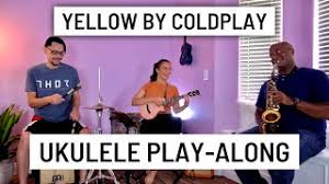 Select your ukulele size and start tuning now! Band Play Along Yellow By Coldplay With Ukulele Chords And Lyrics On Screen Youtube