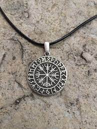 Vegvisir Amulet Necklace Vn077 Viking Necklace Silver Necklace Designs Silver Jewelry Fashion