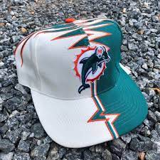 Vintage Miami Dolphins Shockwave Hat Chicago Bulls Snapback Hat Hats Vintage Cap