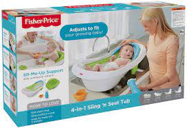 Fisher price baby bath hammock / fisher price rainforest bath centre m3177 productreview com au / skip hop moby baby bath tub 3 in 1 smart sling, blue. Buy Fisher Price 4 In 1 Sling N Seat Tub Online In Turkey B00f2mq0eq