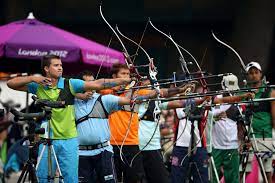 Archery is the art, practice, or skill of using bows to shoot arrows. No Room At Olympics For An Archer S Dominant Bow The New York Times
