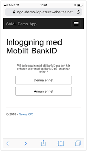Bankid is a electronic identification solution that allows companies, banks, organizations and governments agencies to authenticate and conclude agreements with individuals over the internet. Example Automatic Launch Of Swedish Mobile Bankid On Mobile Device Nexus Documentation