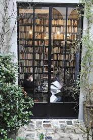 Public libraries in or near home garden, ca, including home garden public library volume list view map view. Home Library With A Glass Wall To The Garden Home Libraries Rustic House
