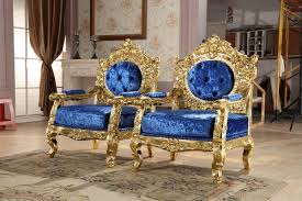 The most common royal blue sofa material is cotton. Royal Blue Velvet Antique Gold Gliding Carved Sofa Set Living Room Sectional Baroque Sofa Living Room Sofas Aliexpress