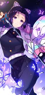 Download 1080x2280 Kimetsu No Yaiba Kochou Shinobu Demon Slayer Smiling Katana Butterflies Wallpapers For Samsung Galaxy S10e Xiaomi Mi A2 Lite Oneplus 6 Wallpapermaiden