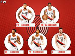 The 2020 21 Projected Starting Lineup For The Portland Trail Blazers Fadeaway World